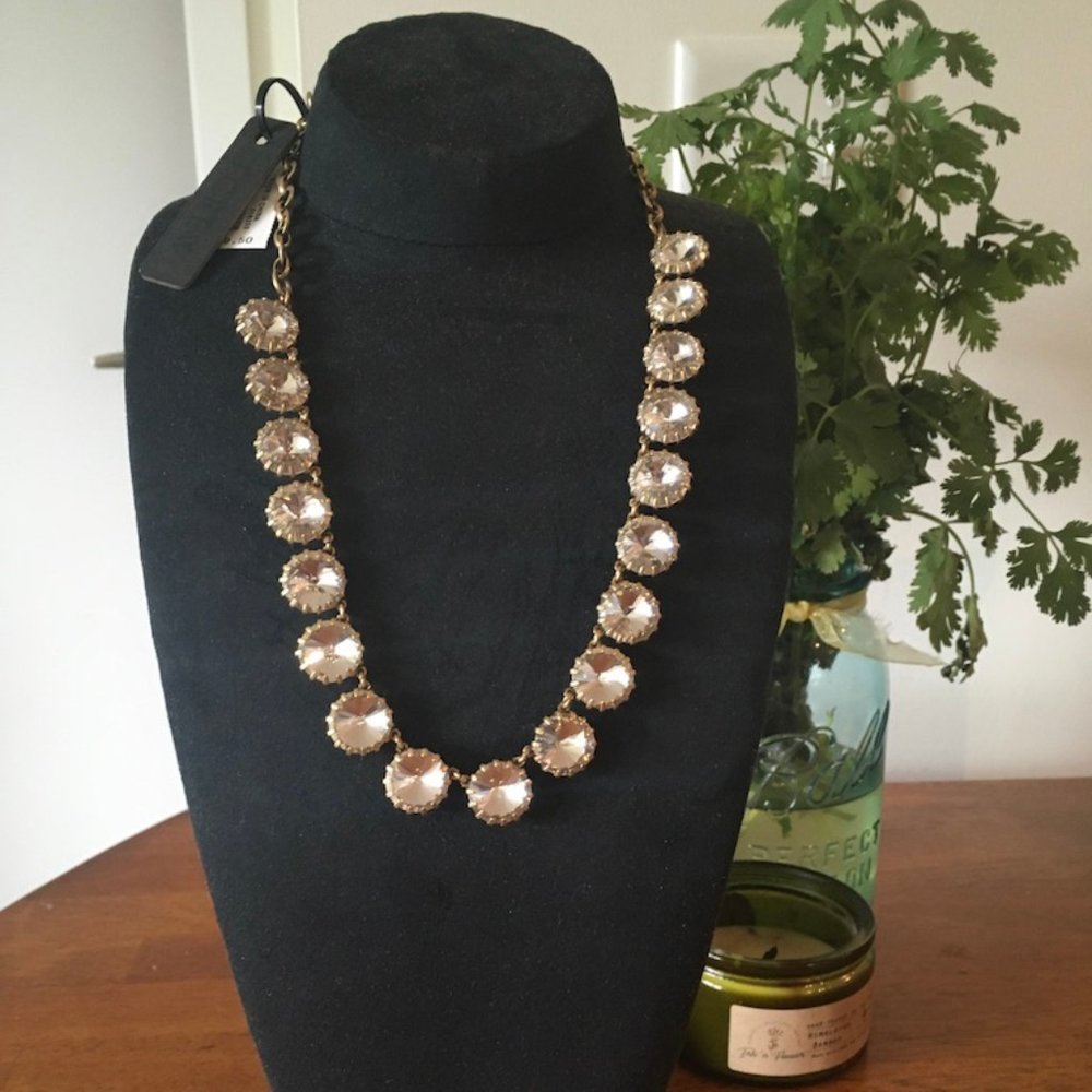 J.Crew crystal necklace NWT